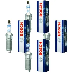 4x Zündkerze BOSCH 0 242 230 612 für Ford Mondeo IV Turnier S-Max