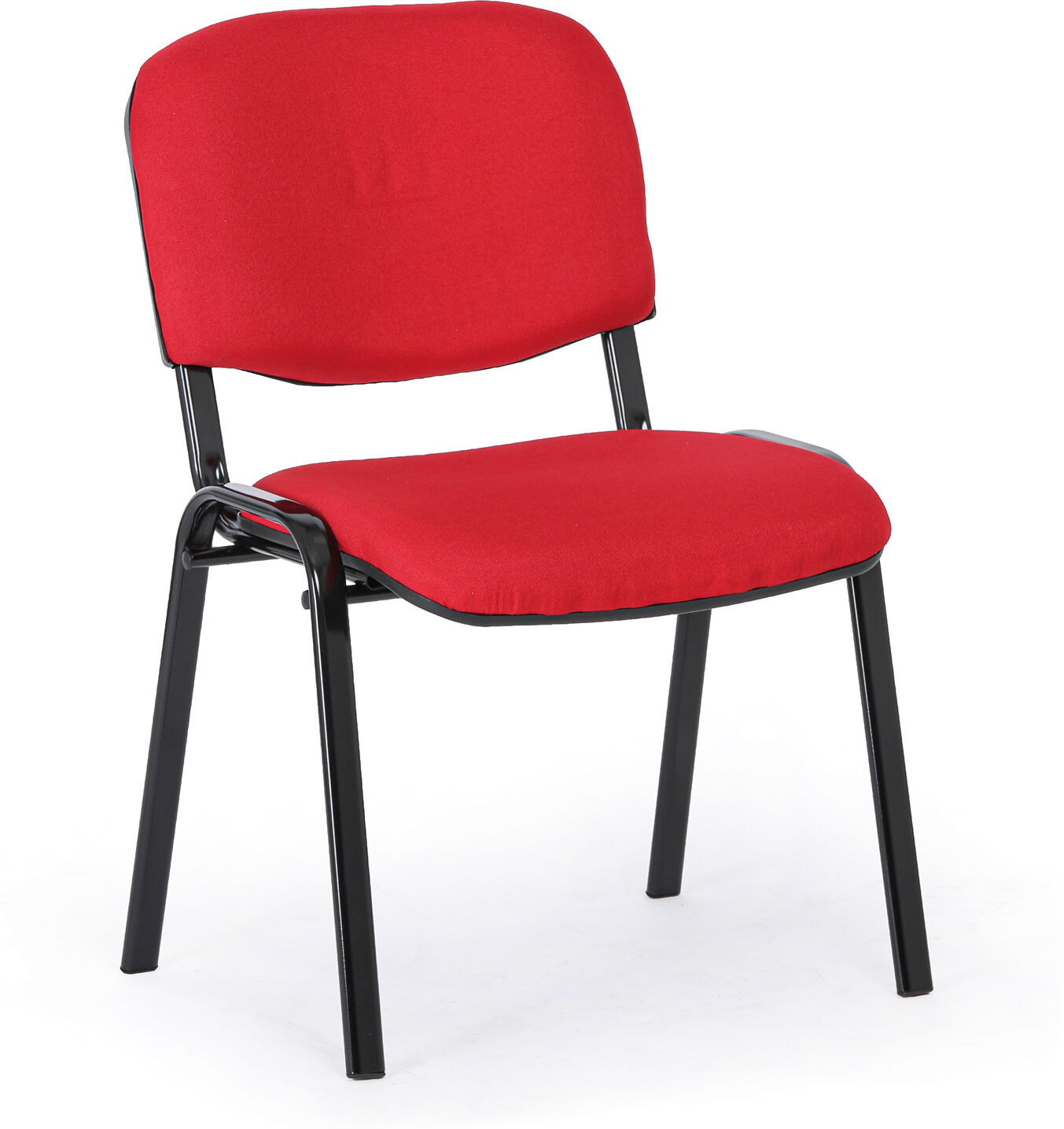 B2B Partner Konferenzstuhl VIVA PLUS - schwarze Füße, rot