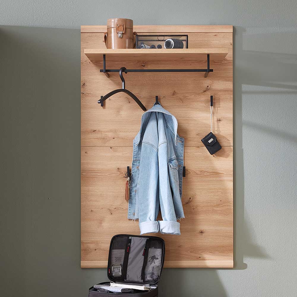 Pharao24.de Hängegarderobe in modernem Design Holzoptik foliert