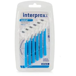 INTERPROX plus conical blau Interdentalbürste 6 St