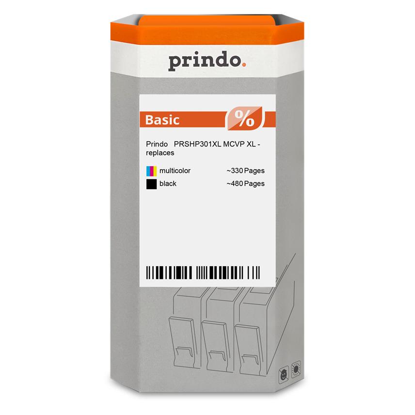 Prindo Basic XL Multipack Noir(e) / Plusieurs couleurs (PRSHP301XL MCVP) (PRSHP301XL MCVP)