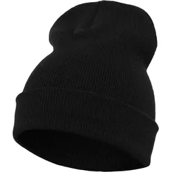 FLEXFIT Unisex Lange Strickmütze Beanie 1501KC black one size
