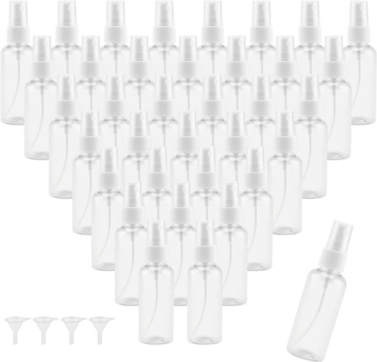 60 stuks Lege Plastic Spray Flessen van 60 ml voor Essences, Haarspray en Toner