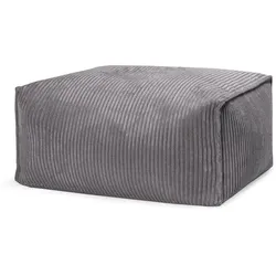 Roll Shara Grau in Cord-Optik Anthrazit