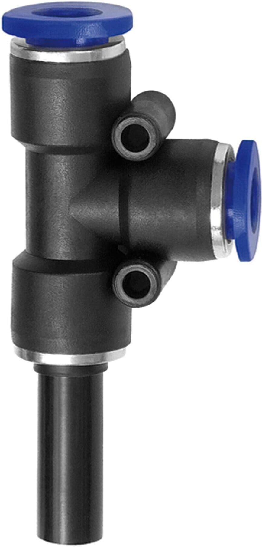 Riegler T-Steckverbind., Stecknippel 12mm »Blaue Serie« L-Form, Schl.-Ã˜10 (294.1210-K)