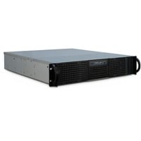 2U-20248, Server-Gehäuse schwarz, 2 Höheneinheiten
