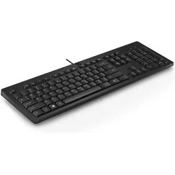 HP 125 Wired KB SP (Eng. Int., Kabelgebunden), Tastatur, Schwarz