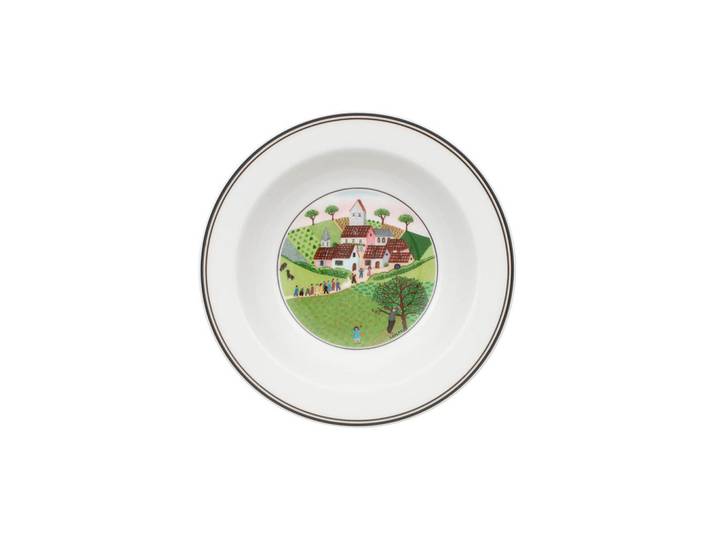 Villeroy & Boch Salatschale Heirat Design Naif bunt ø 20 cm, Mehrfarbig, Keramik, Geschirr, Schalen & Schüsseln, Salatschüsseln