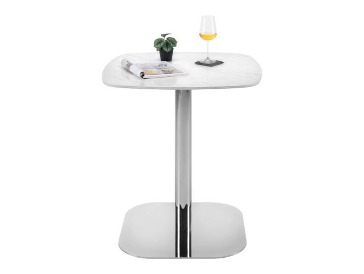Bistrotisch Metall, Stein 70/70/75 cm