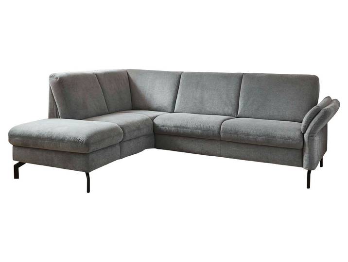 Beldomo Comfort Ecksofa WIEN, grau, Stoff
