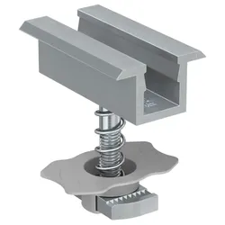 Fischer Mittelklemme vormontiert PM C 38-44 Aluminium - 571215