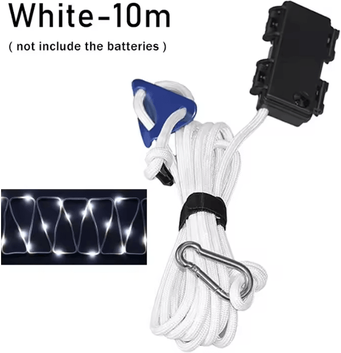Inspire Essentials Camping Tent Rope LED Light Waterproof Outdoor Guy Line Safety Lighting d