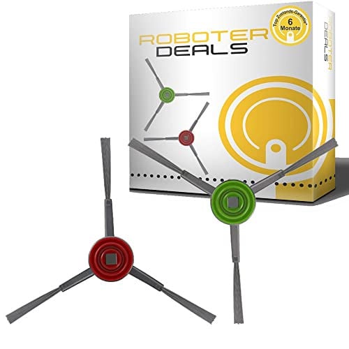 Set van 2 reserve zijborstels voor Ecovacs Deebot X1 Omni, X1 Plus, X1 Turbo en X1 e Omni