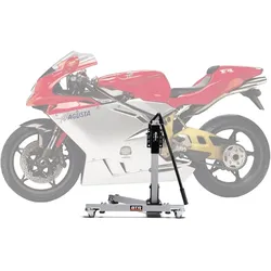 Zentralständer EVOLIFT® für MV Agusta F4 750 98-04 Shadow Edition (Grundfarbe: Grau) Ohne Ohne Ohne Mit Werbeschild