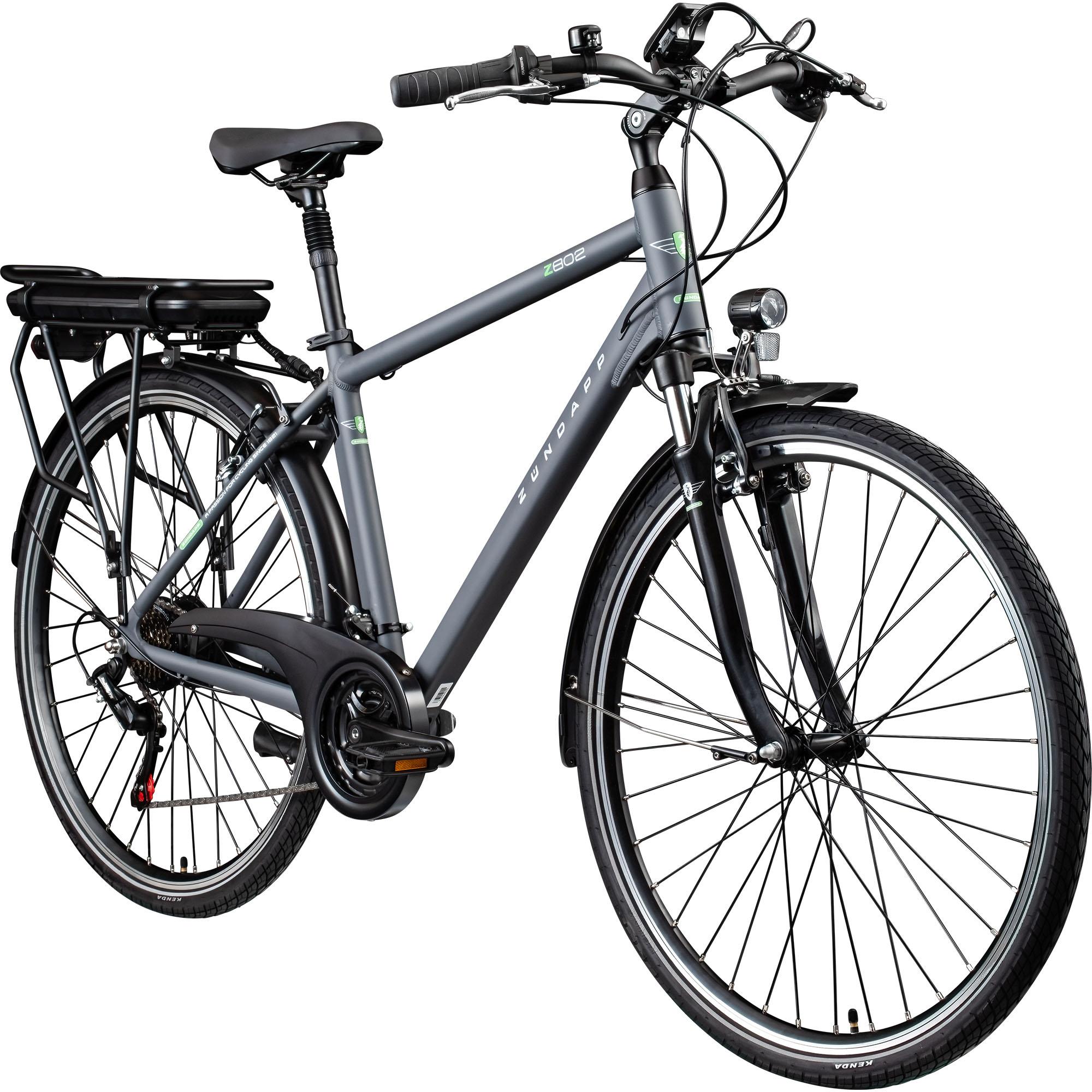 Zündapp Z802 E Bike 28 Zoll Trekkingrad grau/grün