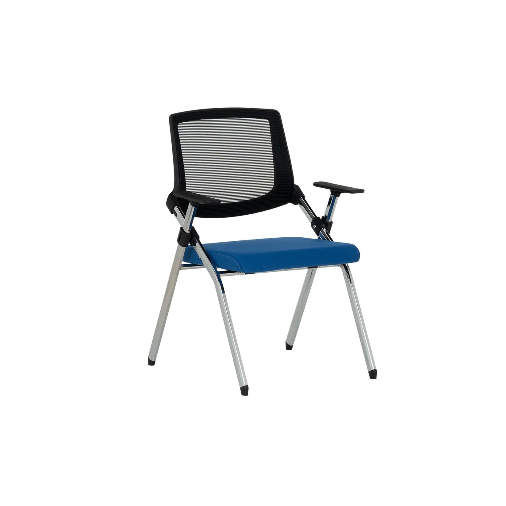 2er-Set Carmen 1704 Besucherstuhl – Blau