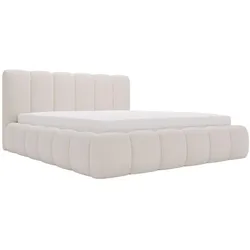 POLSTERBETT Cloud 120x200 Bouclé-Stoff Beige