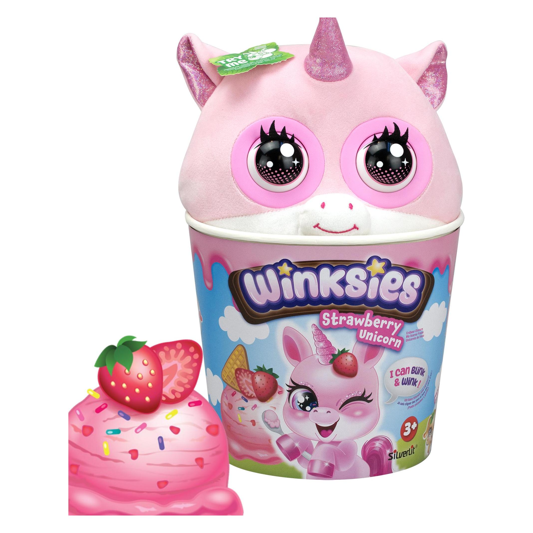 Silverlit Winksies Erdbeer Einhorn (SL89028)