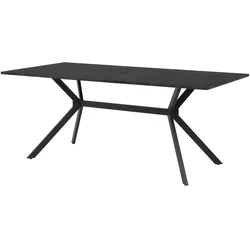 Esstisch 180 - 90 cm  ¦ schwarz ¦ Maße (cm): B: 90 H: 75
