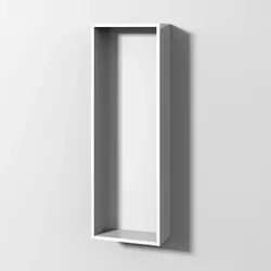 Sanipa Cubes Regalmodul offen, Breite 35 cm, Weiß-Glanz, CU11478 CU11478