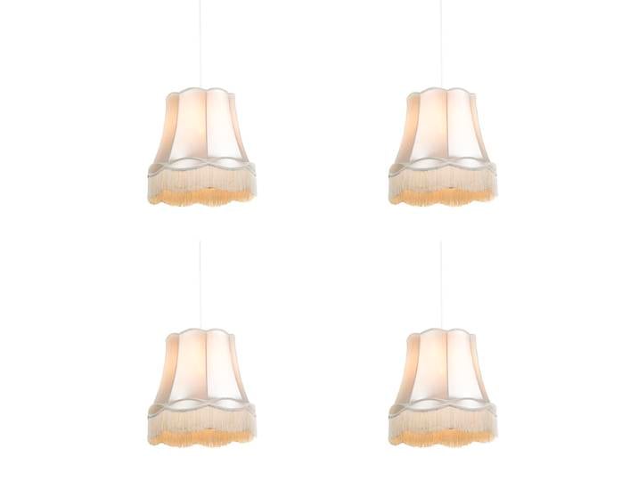 Ensemble de 4 lampes suspendues rétro crème 45 cm - Granny