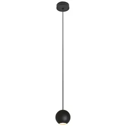 Bora Pendelleuchte 8,5 W 36° 2700 K Mattschwarz - Hochleistungs-Präzisions-LED-Beleuchtung für Innenräume - Beneito & Faure