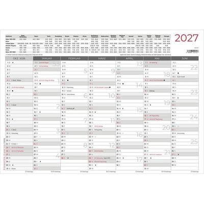 Tafelkalender A3 beidseitig 2027