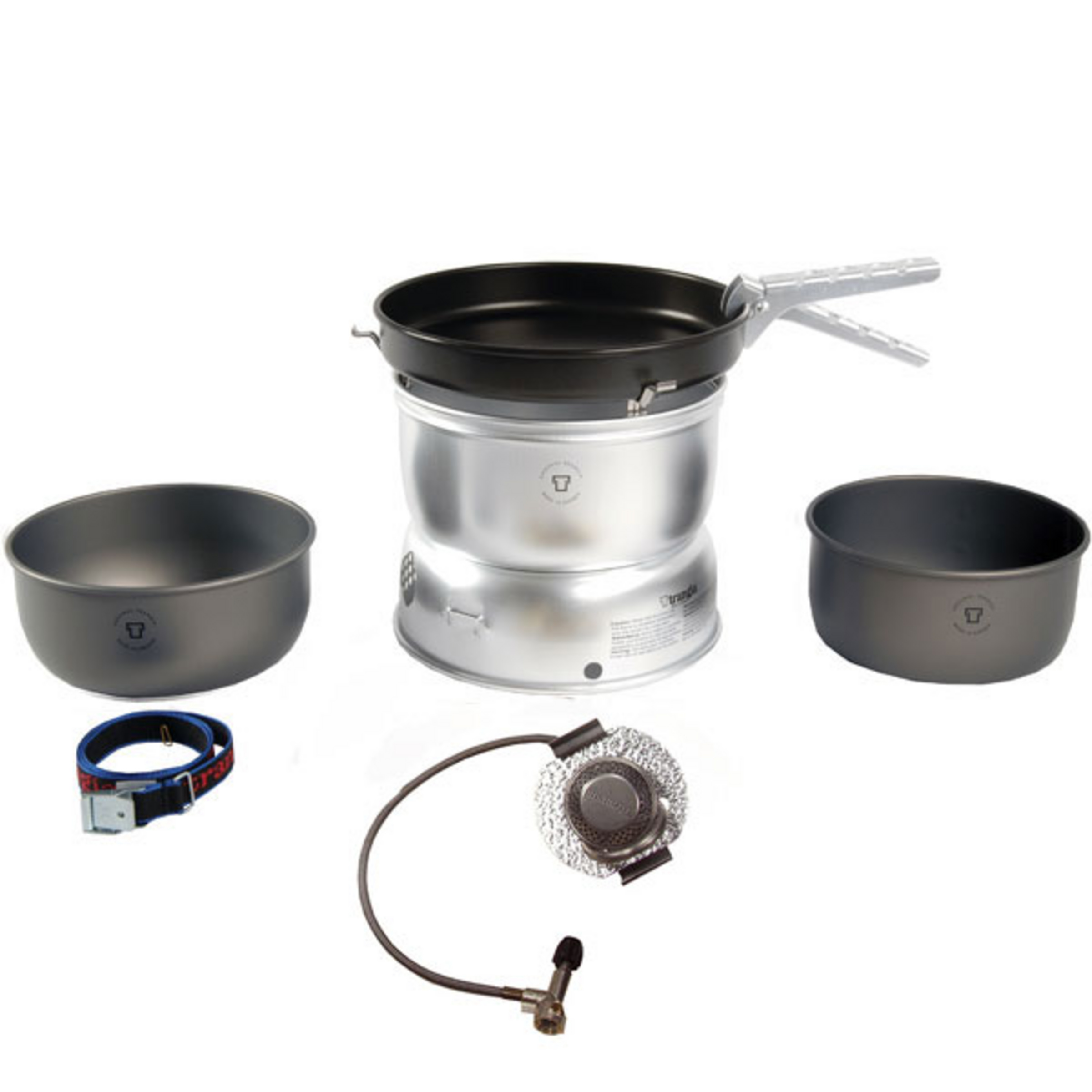 Trangia Sturmkocher groß Gas 25-3 Campingkocher silber Größe UL (ultralight)
