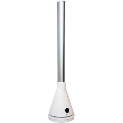 Turmventilator SONNENKÖNIG "Noblade Heat, 2580 m3/h, Touch-Funktion, LED Anzeige, Heiz-Funktion", weiß, B:29cm H:107cm T:29cm, Ventilatoren, 9 Ventilationsstufen, 2 Heizstufen, Fernbedienung, Schlafmodus