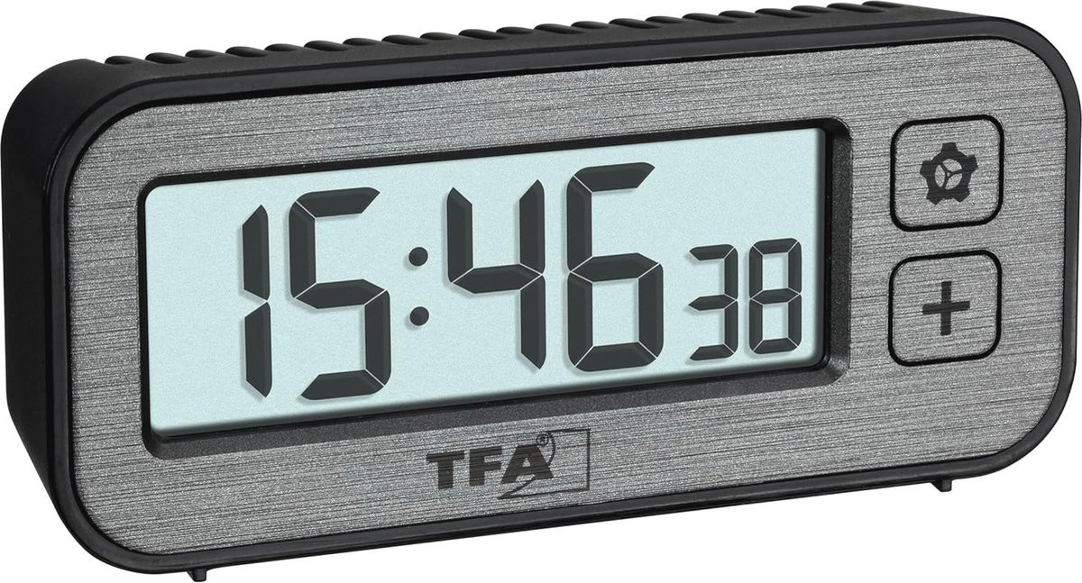 Digitale Mini Wekker met Thermo-Hygrometer en Alarm - Compacte Reiswekker