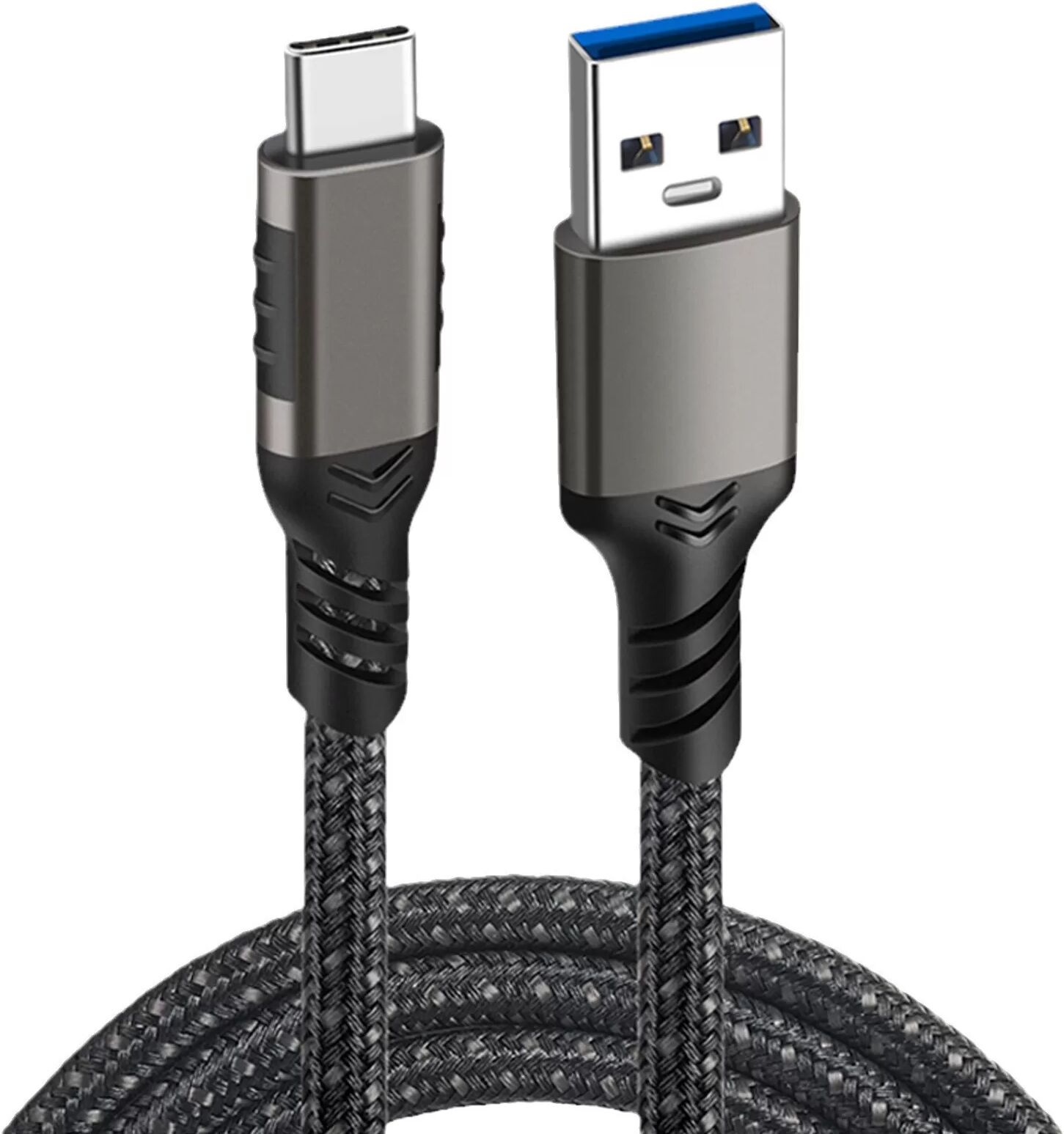 INF 2er-Pack 3M USB-C auf USB 3.2 Datenkabel, 10Gbps, 60W PD Schnellladung, Geflochten 1 Mio.