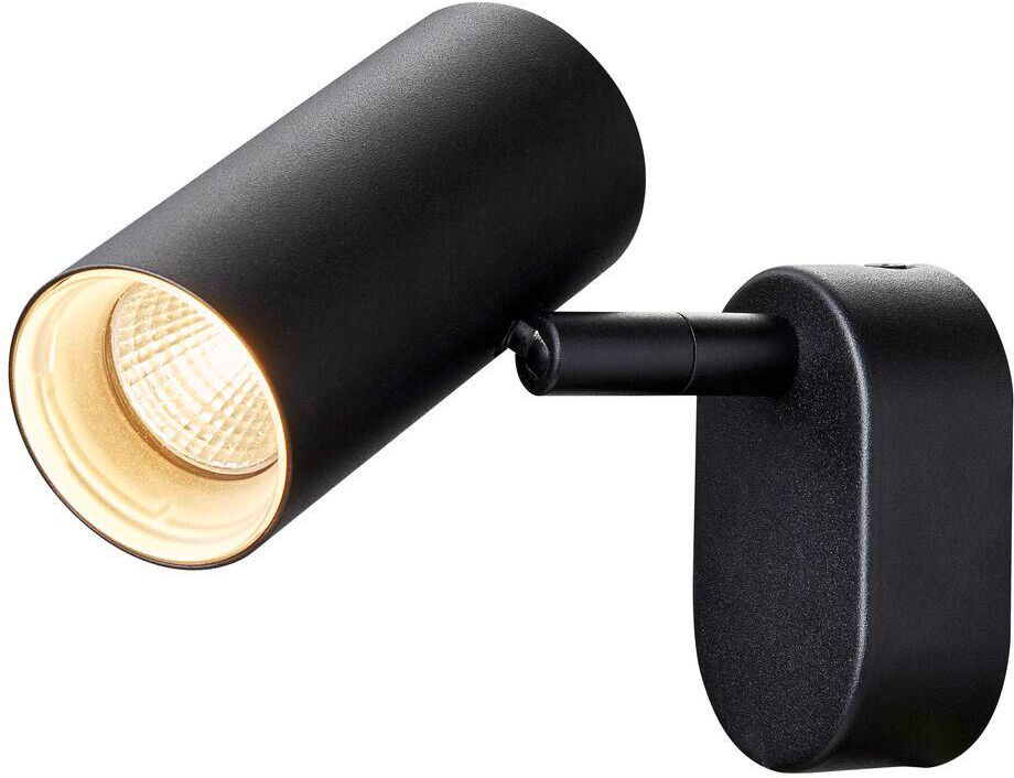 Slv Noblo®, Wand- Und Deckenaufbauleuchte, Single, Rund, 2700k, 6w, Phase, 32°, Schwarz - Wand- Und Deckenleuchten