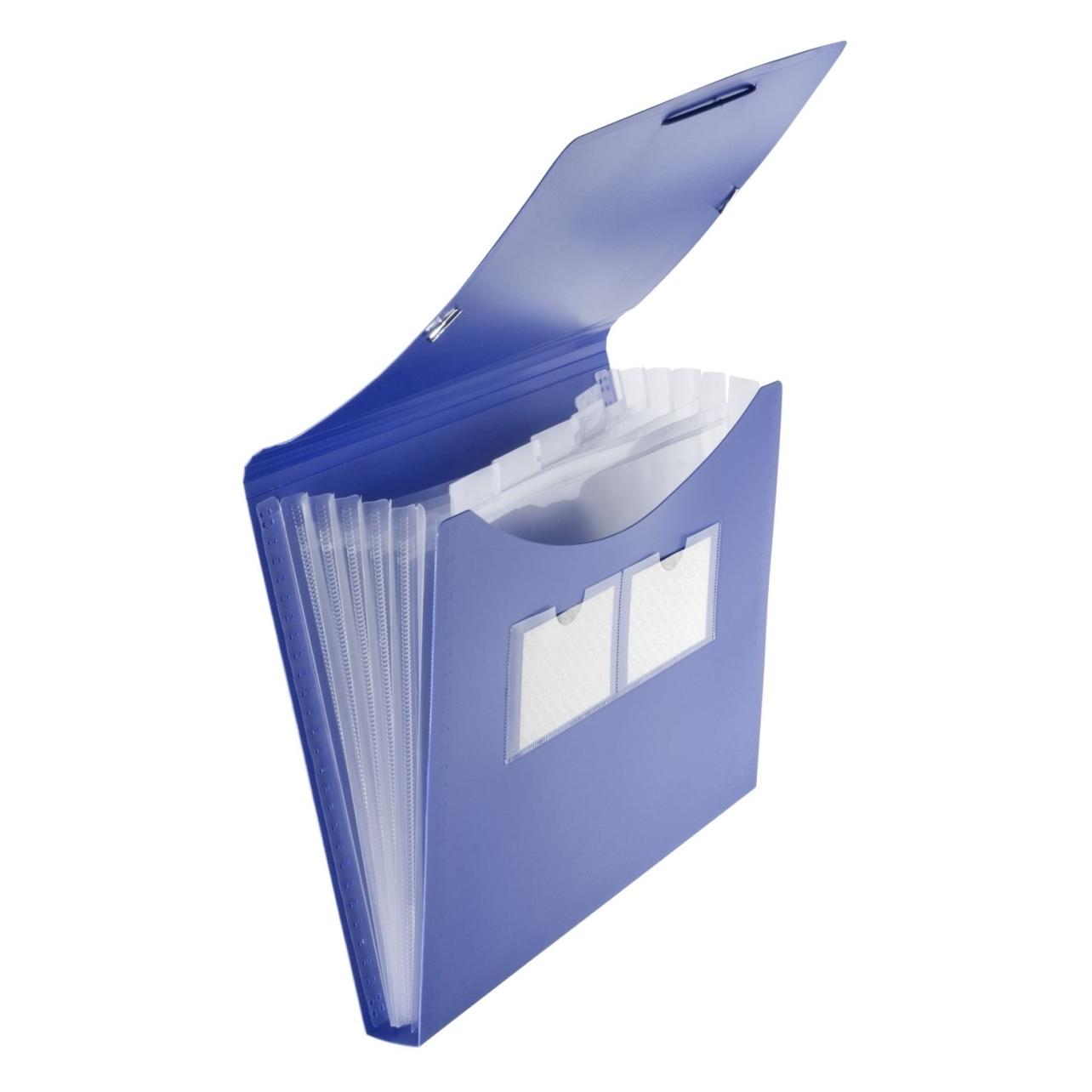 Foldersys Fächermappe 5 Fächer blau (A4) (70004-40)