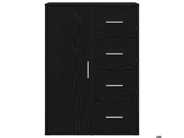 NOUVEAU Cabinet latéral - Buffet intérieur - Anti l'humidité - pour cuisine/salon - Chêne noir - 60x31x84cm Bois d'ingénierie 15540