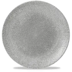 Churchill Raku Jasper Grey Teller Flach Coup 26cm