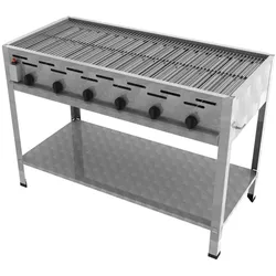 ChattenGlut, Gasgrill, Gasbräter 6-flammig mit Edelstahlrost (22 kW)