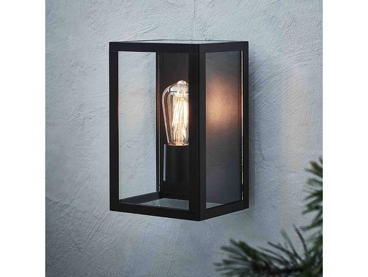 Wandleuchte Pelham 18 x 28 x 15cm Schwarz