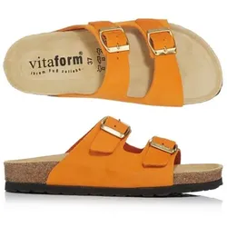 VITAFORM Damen-Pantolette Nubukleder Korkfußbett made in Germany