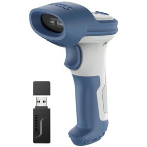 Inateck Barcode-Scanner BCST-73, kabellos, USB, Bluetooth, Funk, 2D Imager, Handscanner
