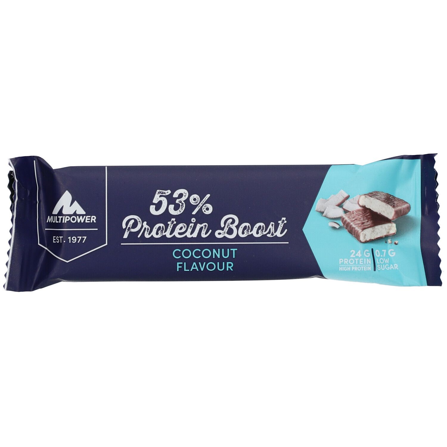 Multipower 53% Protein Boost Riegel Coconut 45 g