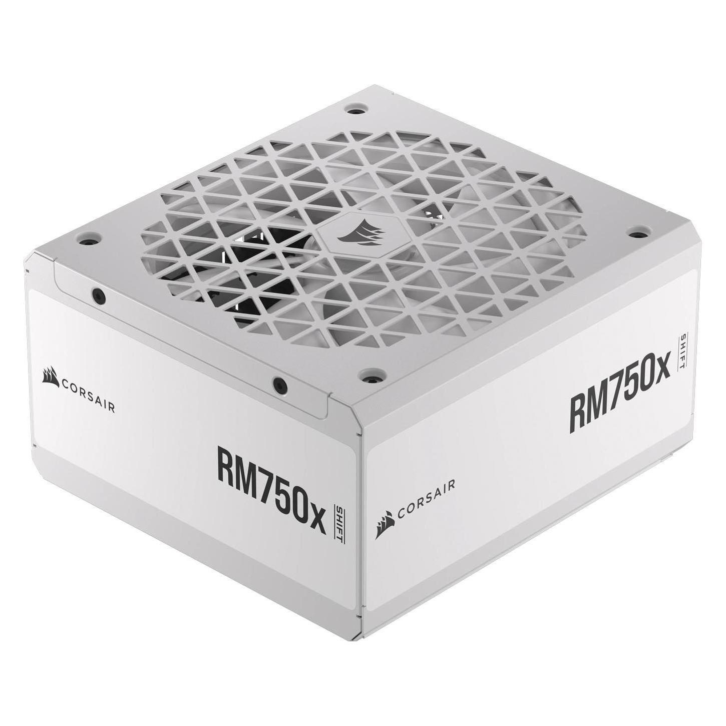 Corsair RMx Shift White Series, RM750x Shift White, 750 Watt, 80 PLUS GOLD Certified, Fully Modular Power Su (750 W) (CP-9020273-EU)