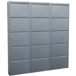 Ebuy24, Schuhschrank, Pisa (150 x 16 x 173 cm)