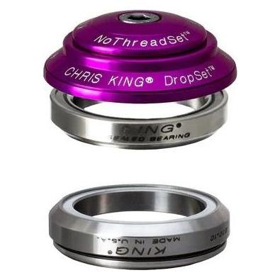 Chris King DropSet 4 Steuersatz, Edelstahl-Lager, 1 1/8", GripLock, IS42/28.6 | IS42/30 45x45, 3D v (43817826)