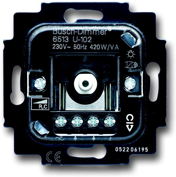 Universal Busch Jaeger Variateurs de lumière 40-420W / VA 6513 U-102 40-420W / VA 6513 U-102