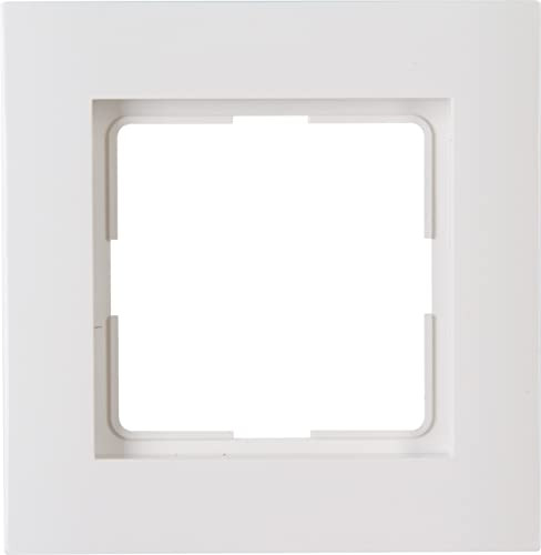 Kopp Athenis afdekframe, 1 vak, zuiver wit