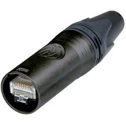 Neutrik RJ Steckverbindung etherCON Steckerverbinder, Elektronikkabel + Stecker, Schwarz