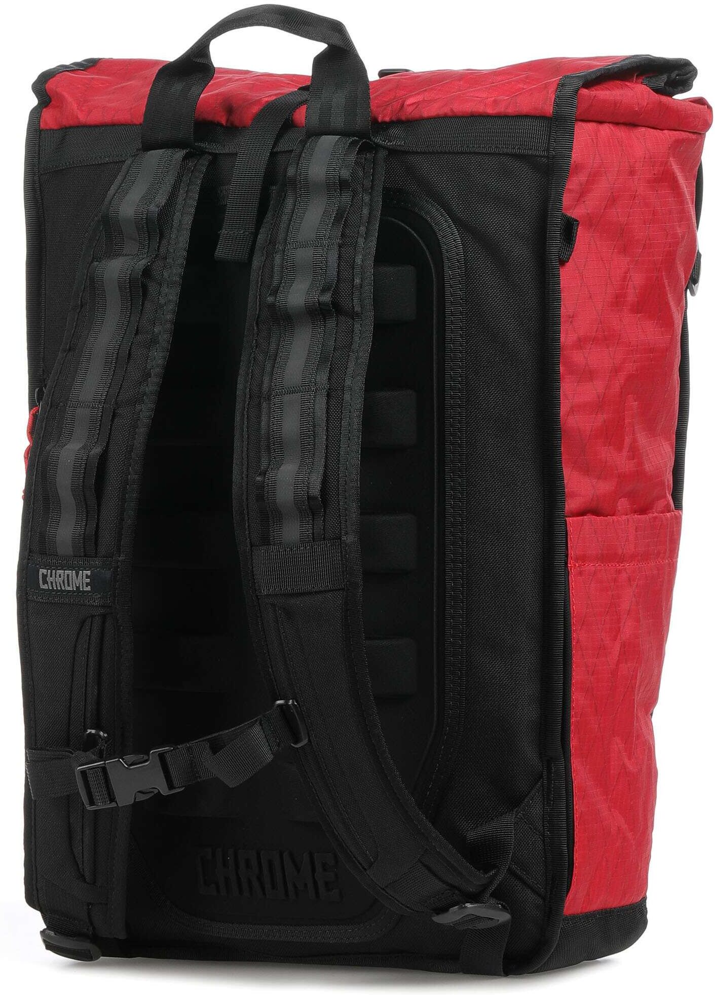 Chrome Bravo4.0 Rolltop Rucksack, rot