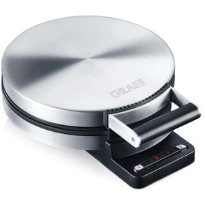 Graef Waffeleisen WA80, 850 Watt, für Herzwaffel mit Ø 20 cm, aus Edelstahl