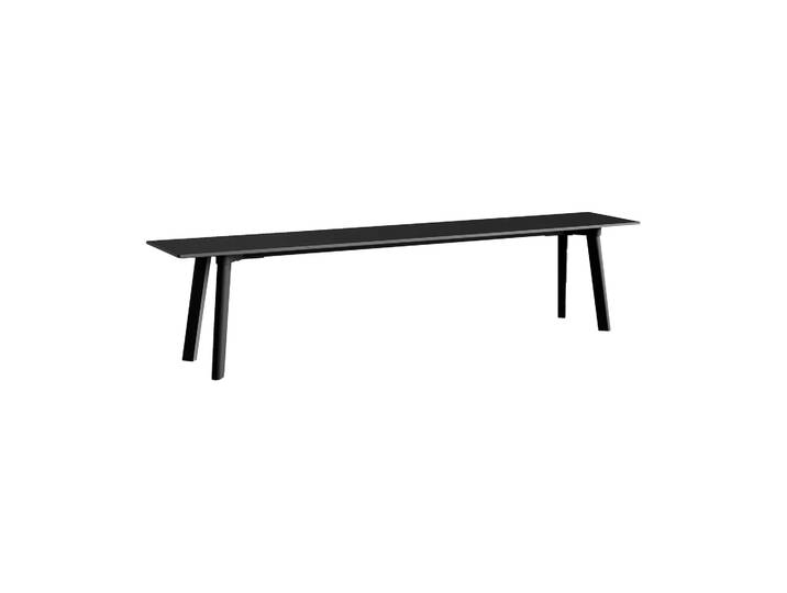 HAY CPH215 Deux 2.0 Bank 200 cm Black laminate-lacquered beech
