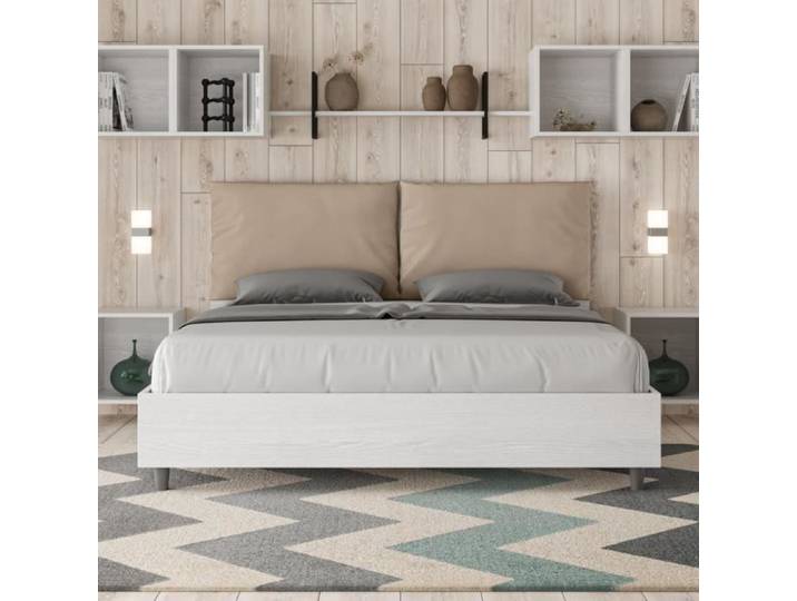 Lit double - Egos Antea - 160x190 - Gris